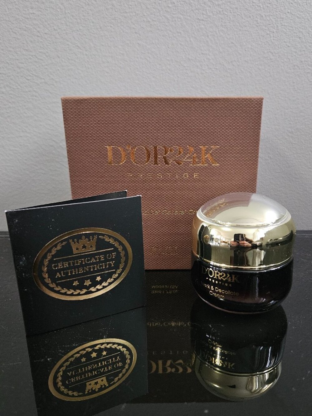 D'OR 24K NECK AND DECOLLETE CREAM - 1.7 fl oz \ 50 ml - BRAND NEW- SEALED